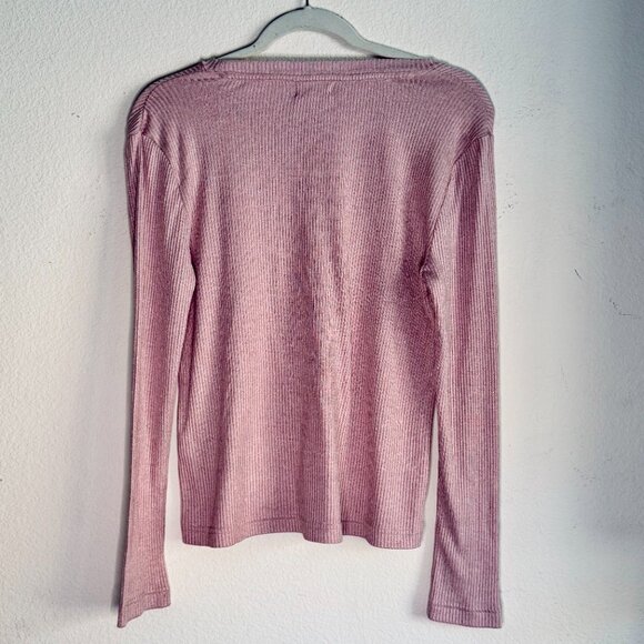 Pink Ribbed Lounge Wear Set Large XL - Picture 3 of 8